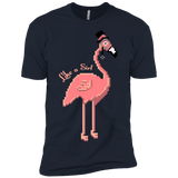T-Shirts Midnight Navy / X-Small LikeASir Flamingo Men's Premium T-Shirt