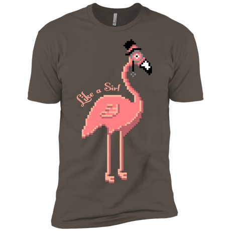 T-Shirts Warm Grey / X-Small LikeASir Flamingo Men's Premium T-Shirt