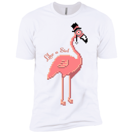 T-Shirts White / X-Small LikeASir Flamingo Men's Premium T-Shirt