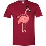 T-Shirts Cardinal Red / S LikeASir Flamingo Men's Semi-Fitted Softstyle
