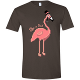 T-Shirts Dark Chocolate / S LikeASir Flamingo Men's Semi-Fitted Softstyle