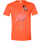 T-Shirts Orange / S LikeASir Flamingo Men's Semi-Fitted Softstyle