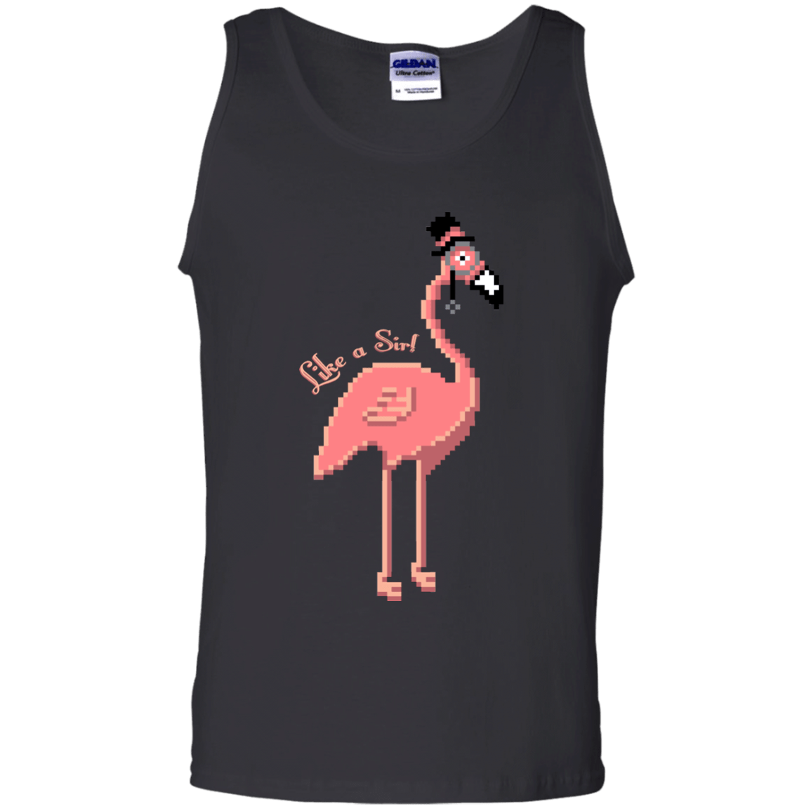 T-Shirts Black / S LikeASir Flamingo Men's Tank Top