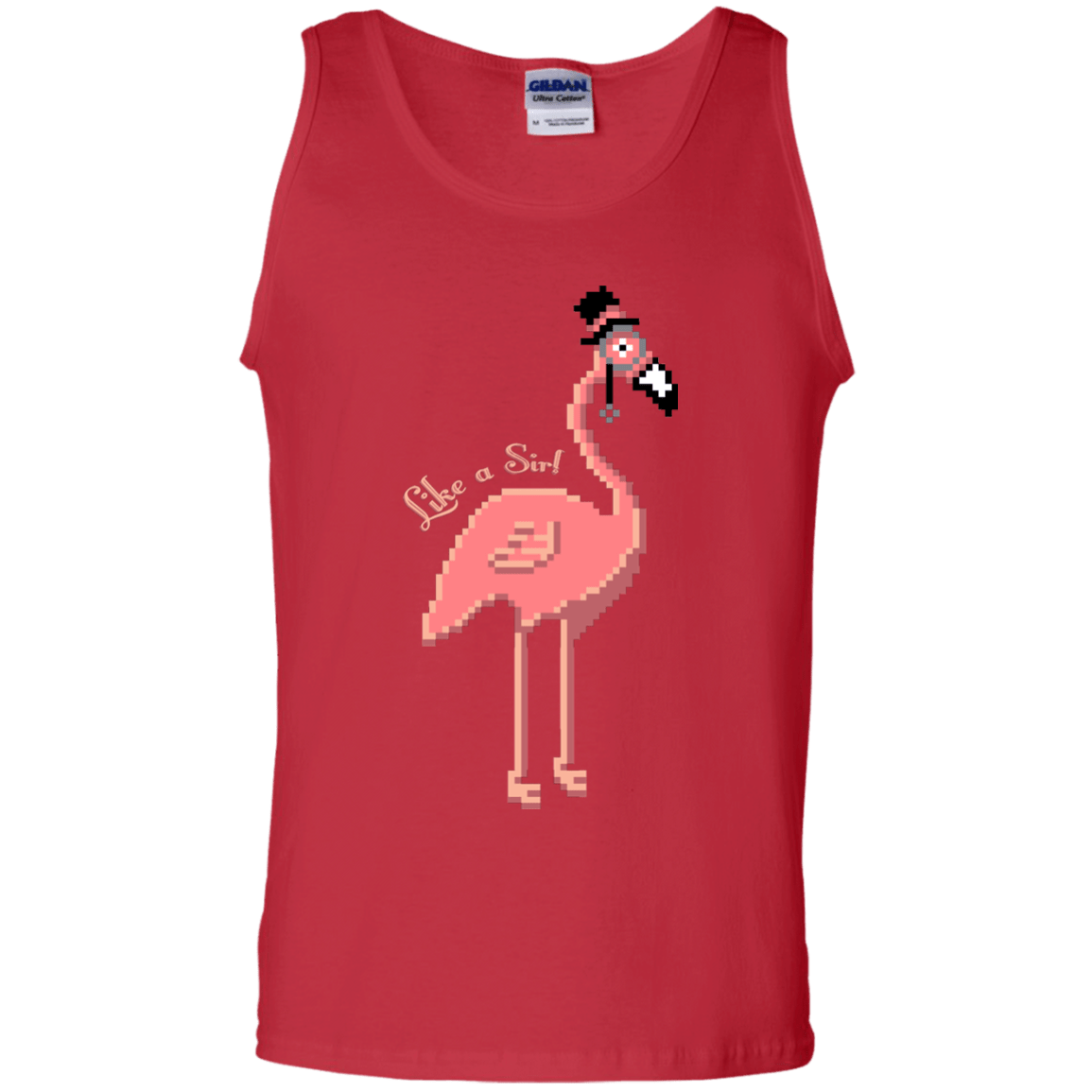T-Shirts Red / S LikeASir Flamingo Men's Tank Top