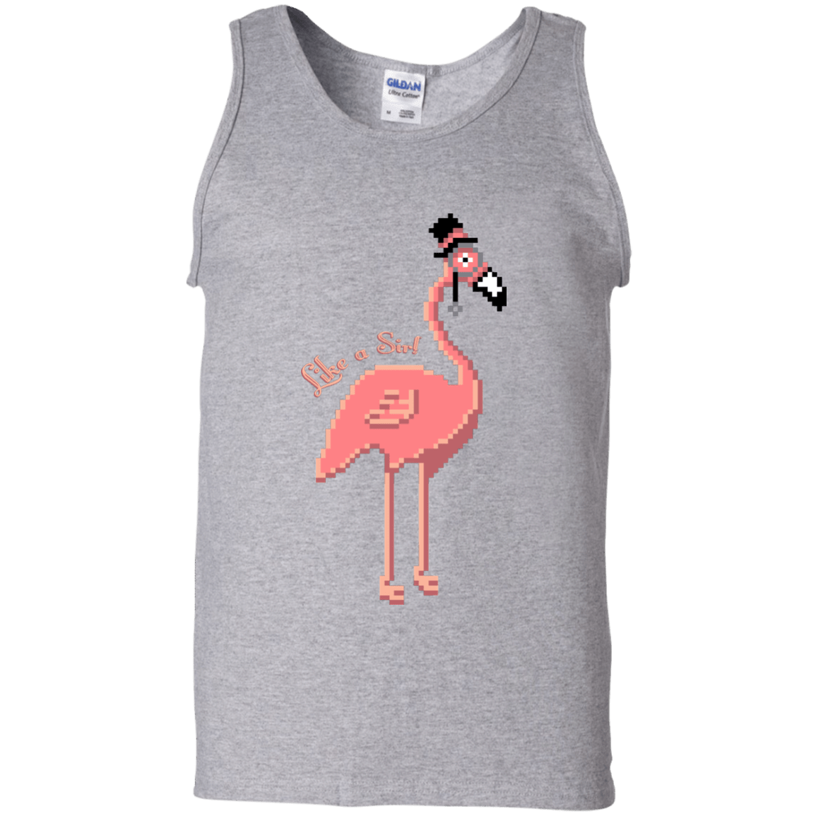 T-Shirts Sport Grey / S LikeASir Flamingo Men's Tank Top