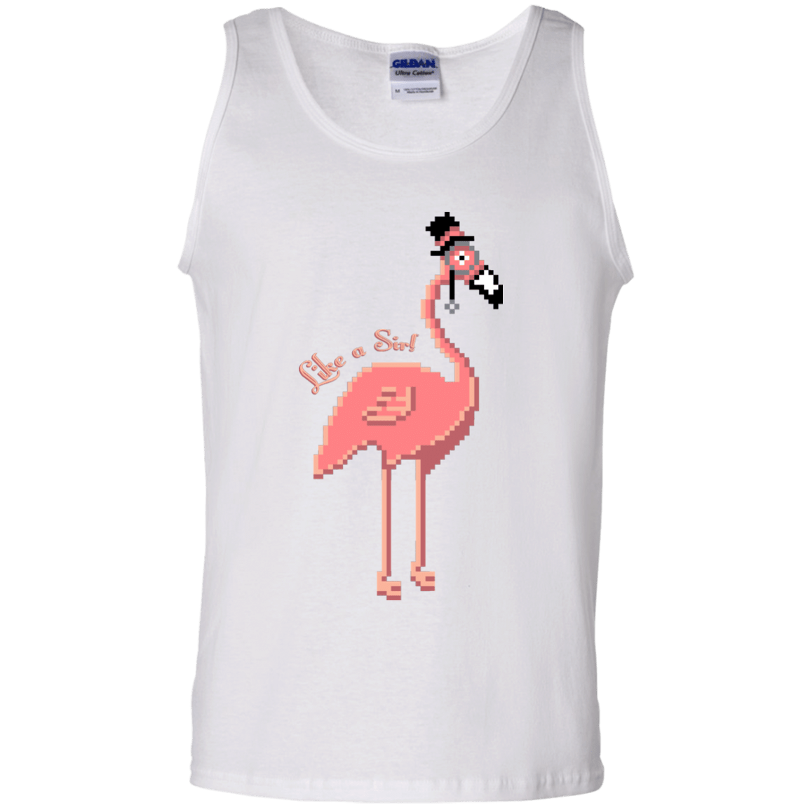 T-Shirts White / S LikeASir Flamingo Men's Tank Top