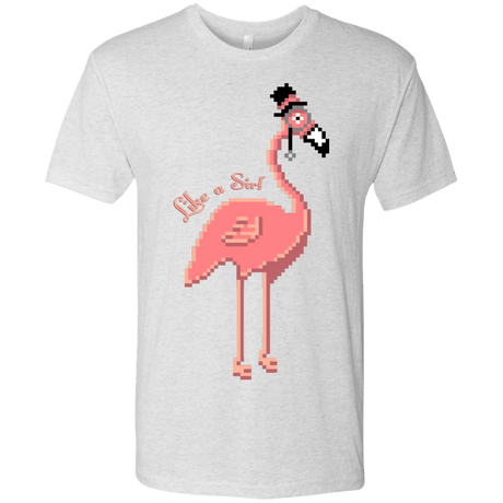 T-Shirts Heather White / S LikeASir Flamingo Men's Triblend T-Shirt