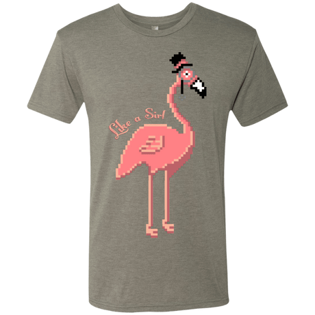 T-Shirts Venetian Grey / S LikeASir Flamingo Men's Triblend T-Shirt