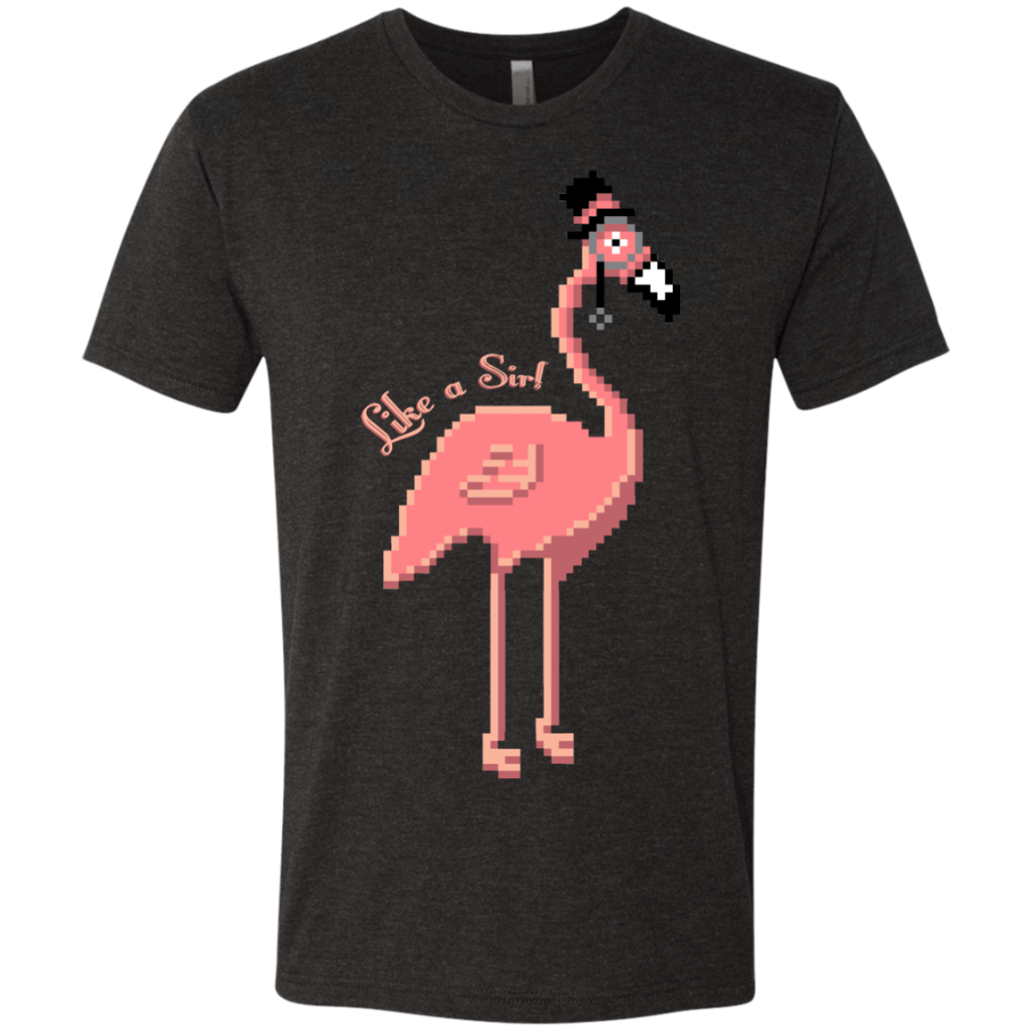 T-Shirts Vintage Black / S LikeASir Flamingo Men's Triblend T-Shirt