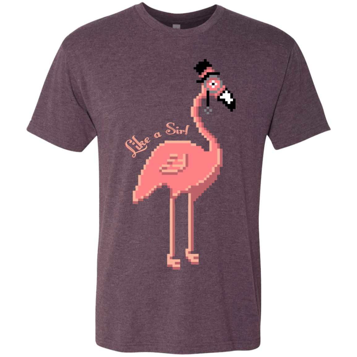 T-Shirts Vintage Purple / S LikeASir Flamingo Men's Triblend T-Shirt