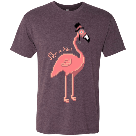 T-Shirts Vintage Purple / S LikeASir Flamingo Men's Triblend T-Shirt