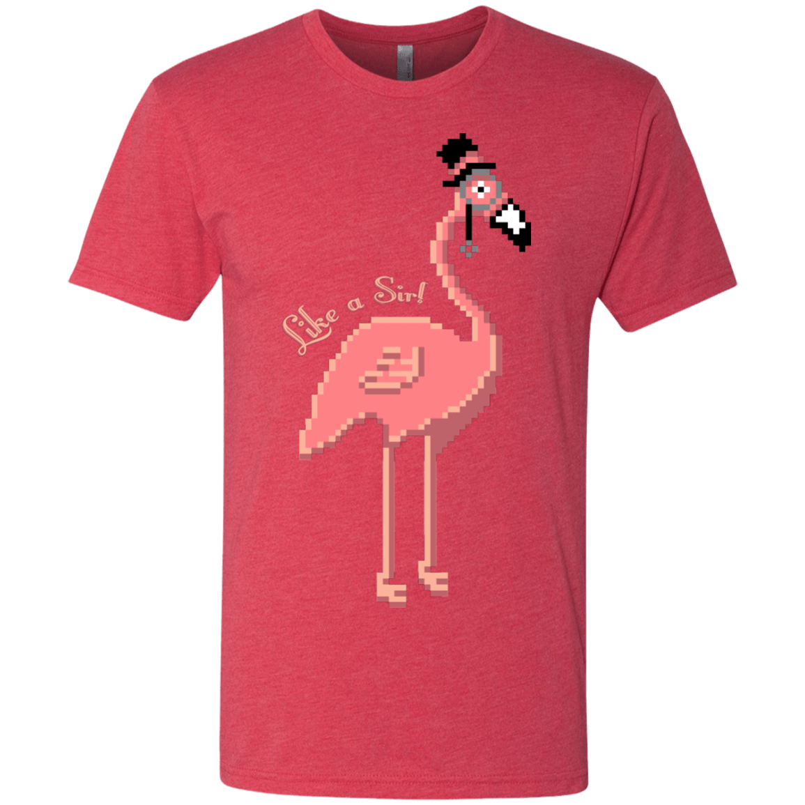 T-Shirts Vintage Red / S LikeASir Flamingo Men's Triblend T-Shirt