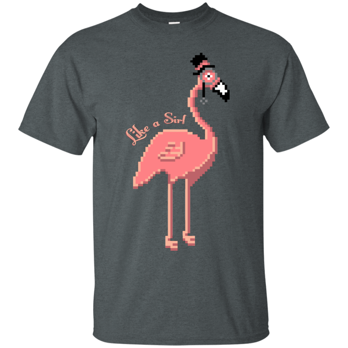 T-Shirts Dark Heather / S LikeASir Flamingo T-Shirt