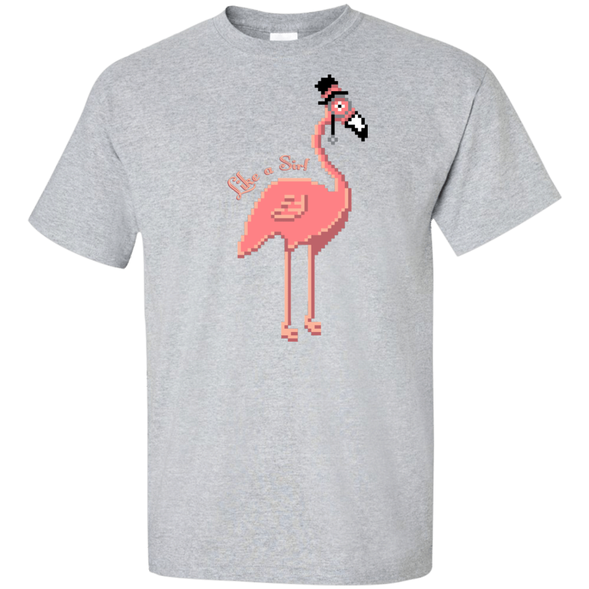 T-Shirts Sport Grey / XLT LikeASir Flamingo Tall T-Shirt