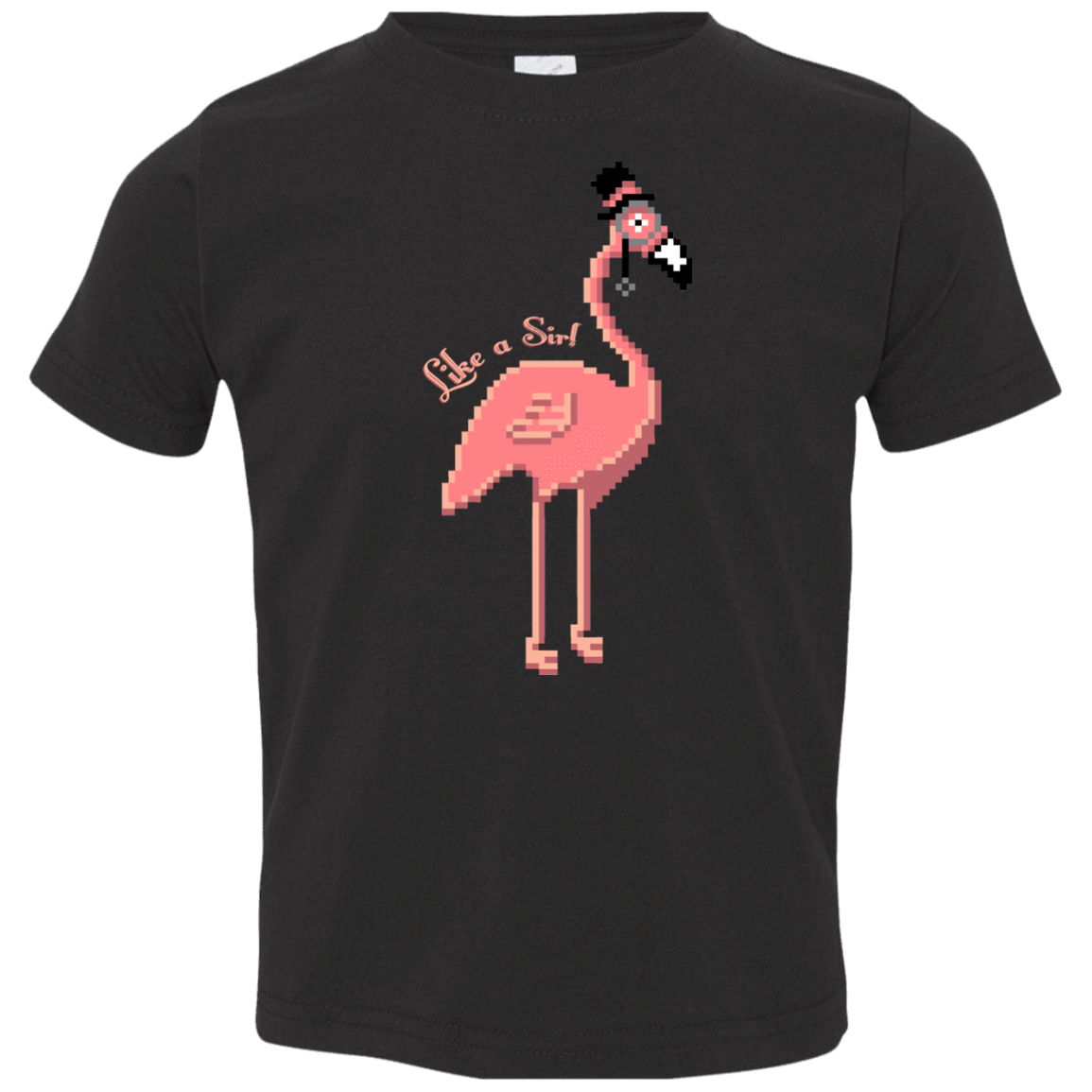 T-Shirts Black / 2T LikeASir Flamingo Toddler Premium T-Shirt