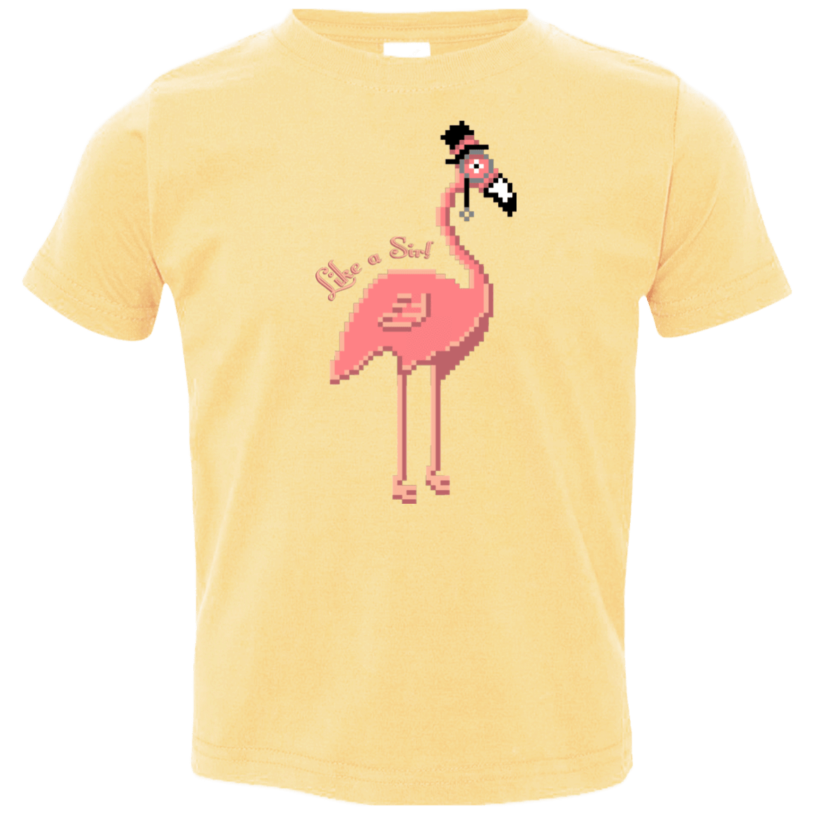 T-Shirts Butter / 2T LikeASir Flamingo Toddler Premium T-Shirt