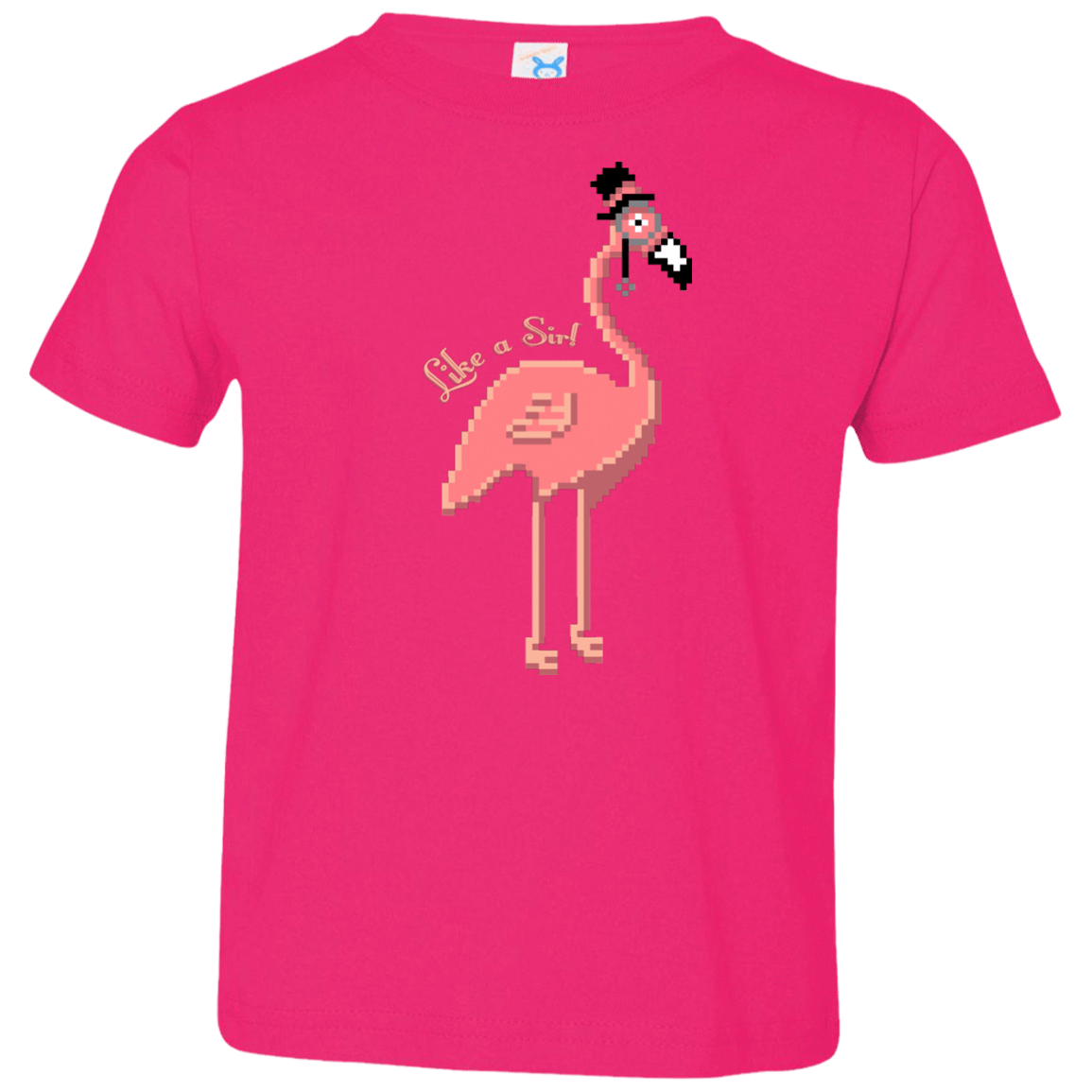 T-Shirts Hot Pink / 2T LikeASir Flamingo Toddler Premium T-Shirt