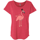 T-Shirts Vintage Red / X-Small LikeASir Flamingo Triblend Dolman Sleeve