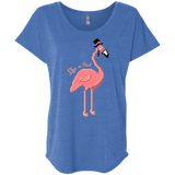 T-Shirts Vintage Royal / X-Small LikeASir Flamingo Triblend Dolman Sleeve