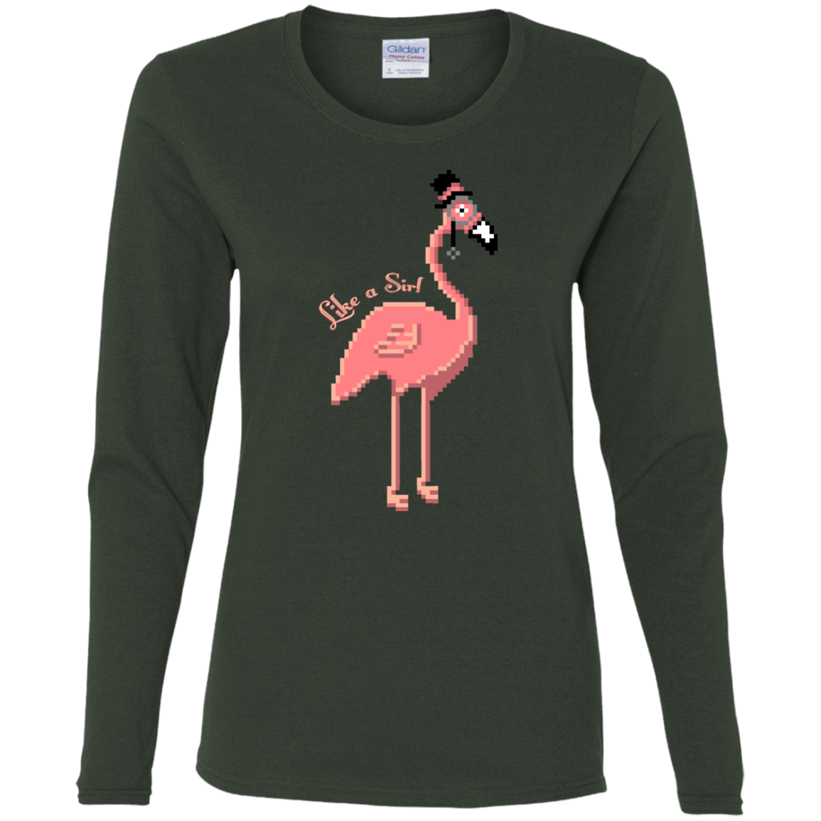 T-Shirts Forest / S LikeASir Flamingo Women's Long Sleeve T-Shirt