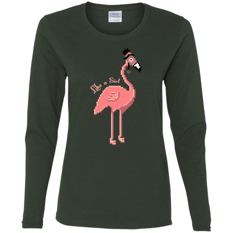 T-Shirts Forest / S LikeASir Flamingo Women's Long Sleeve T-Shirt