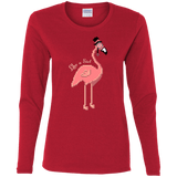 T-Shirts Red / S LikeASir Flamingo Women's Long Sleeve T-Shirt