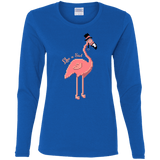 T-Shirts Royal / S LikeASir Flamingo Women's Long Sleeve T-Shirt