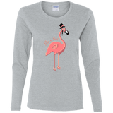 T-Shirts Sport Grey / S LikeASir Flamingo Women's Long Sleeve T-Shirt