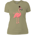 T-Shirts Light Olive / X-Small LikeASir Flamingo Women's Premium T-Shirt