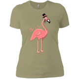 T-Shirts Light Olive / X-Small LikeASir Flamingo Women's Premium T-Shirt