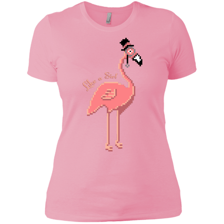 T-Shirts Light Pink / X-Small LikeASir Flamingo Women's Premium T-Shirt