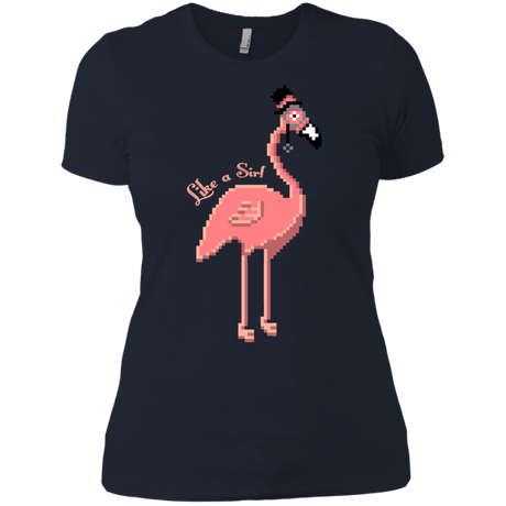 T-Shirts Midnight Navy / X-Small LikeASir Flamingo Women's Premium T-Shirt