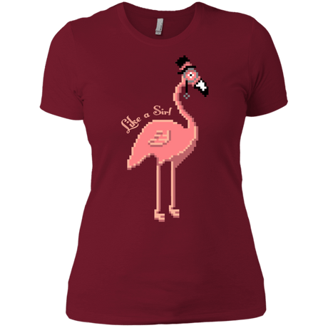 T-Shirts Scarlet / X-Small LikeASir Flamingo Women's Premium T-Shirt