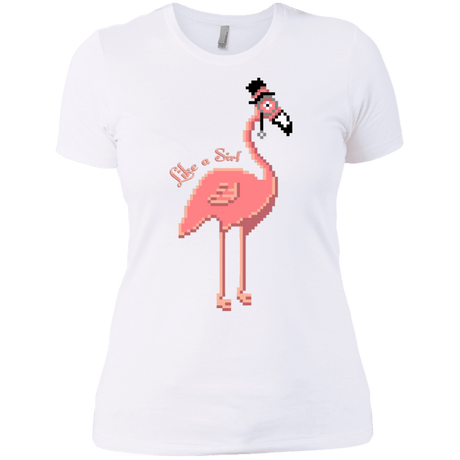 T-Shirts White / X-Small LikeASir Flamingo Women's Premium T-Shirt