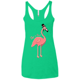 T-Shirts Envy / X-Small LikeASir Flamingo Women's Triblend Racerback Tank