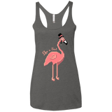 T-Shirts Premium Heather / X-Small LikeASir Flamingo Women's Triblend Racerback Tank