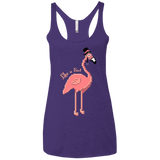 T-Shirts Purple Rush / X-Small LikeASir Flamingo Women's Triblend Racerback Tank