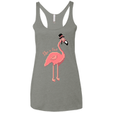 T-Shirts Venetian Grey / X-Small LikeASir Flamingo Women's Triblend Racerback Tank