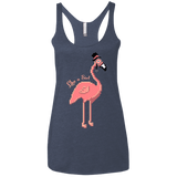 T-Shirts Vintage Navy / X-Small LikeASir Flamingo Women's Triblend Racerback Tank