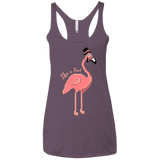 T-Shirts Vintage Purple / X-Small LikeASir Flamingo Women's Triblend Racerback Tank