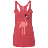 T-Shirts Vintage Red / X-Small LikeASir Flamingo Women's Triblend Racerback Tank