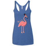 T-Shirts Vintage Royal / X-Small LikeASir Flamingo Women's Triblend Racerback Tank