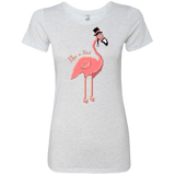 T-Shirts Heather White / S LikeASir Flamingo Women's Triblend T-Shirt