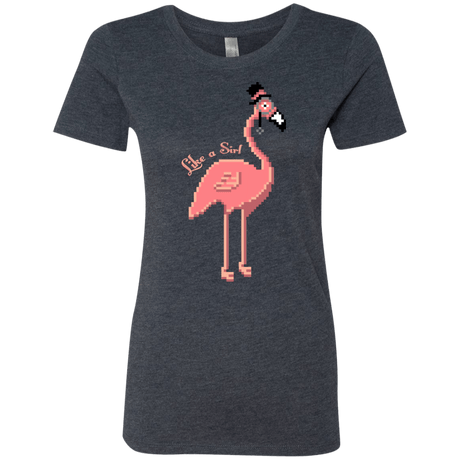 T-Shirts Vintage Navy / S LikeASir Flamingo Women's Triblend T-Shirt