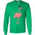 T-Shirts Irish Green / YS LikeASir Flamingo Youth Long Sleeve T-Shirt
