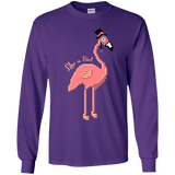 T-Shirts Purple / YS LikeASir Flamingo Youth Long Sleeve T-Shirt