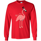 T-Shirts Red / YS LikeASir Flamingo Youth Long Sleeve T-Shirt
