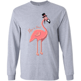 T-Shirts Sport Grey / YS LikeASir Flamingo Youth Long Sleeve T-Shirt