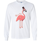 T-Shirts White / YS LikeASir Flamingo Youth Long Sleeve T-Shirt