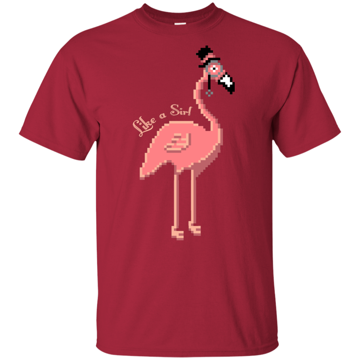 T-Shirts Cardinal / YXS LikeASir Flamingo Youth T-Shirt